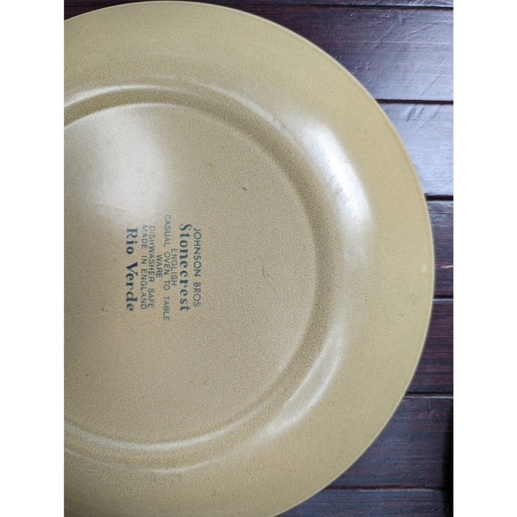 Vintage 70's MCM Stonecrest Rio Verde Plate Johnson Bros Made in England 10.75" - Picture 9 of 16